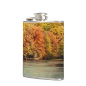 Lake Forest Bomen Water Monogram Whiskey Flask Heupfles (Links)