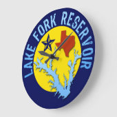 Lake Fork Reservoir, Texas Bass Vist Grote Klok (Hoek)