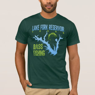 Lake Fork Reservoir, Texas Bass Vist T-shirt
