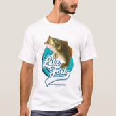 Lake Fork Texas Vislogo. T-shirt (Voorkant)