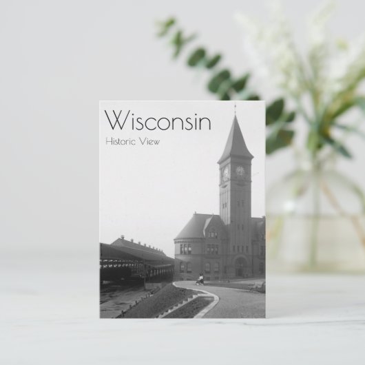 Lake Front Depot Briefkaart (Staand voorkant)