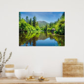 Lake Fulmor Wandkunst | Bosreflectieprint Poster (Keuken)