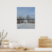 Lake Galena Winter Poster (Keuken)