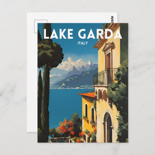 Lake Garda Briefkaart (Voorkant / Achterkant)