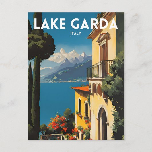 Lake Garda Briefkaart (Voorkant)