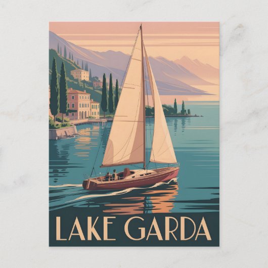 Lake Garda Briefkaart (Voorkant)