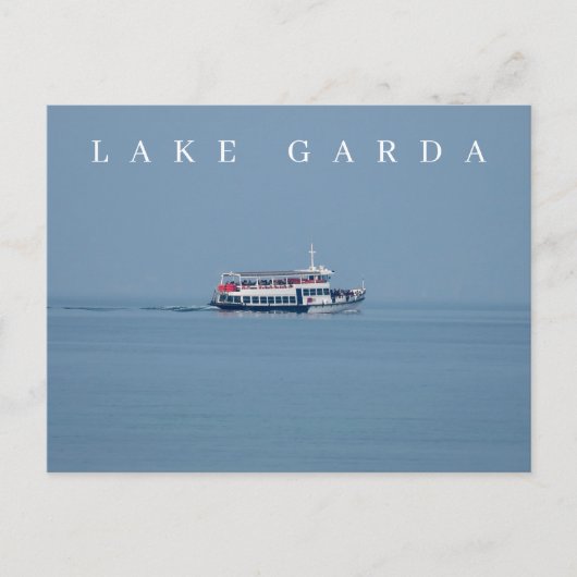 Lake Garda ferry uitzicht briefkaart (Voorkant)