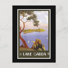 "Lake Garda" Italiaans reisbureau Briefkaart