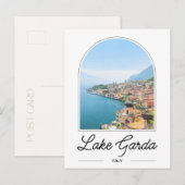 Lake Garda Italië Ansichtkaart Briefkaart (Voorkant / Achterkant)