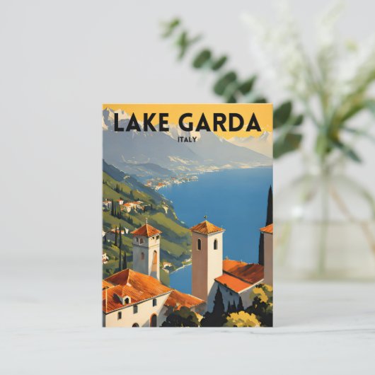 Lake Garda Italië Briefkaart (Staand voorkant)