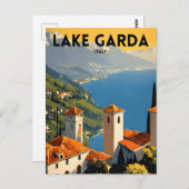 Lake Garda Italië Briefkaart (Voorkant / Achterkant)
