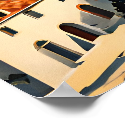 Lake Garda Italië Poster (Hoek)