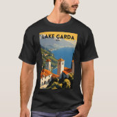 Lake Garda Italië T-shirt (Voorkant)