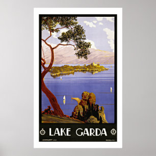 Lake Garda Italië - Vintage Travel Posters