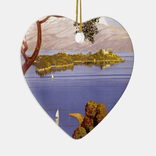 Lake Garda Keramisch Ornament (Rechts)