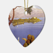 Lake Garda Keramisch Ornament (Links)