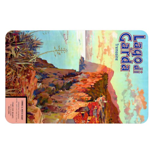 Lake Garda Magnet Magneet (Horizontaal)