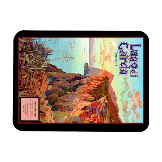 Lake Garda Magnet Magneet (Horizontaal)