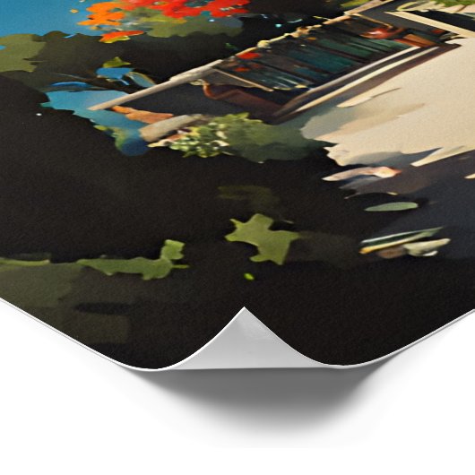 Lake Garda Poster (Hoek)