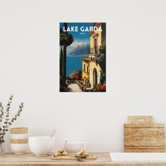 Lake Garda Poster (Keuken)