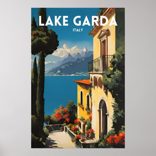 Lake Garda Poster (Voorkant)