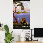 Lake Garda Poster (Thuiskantoor)