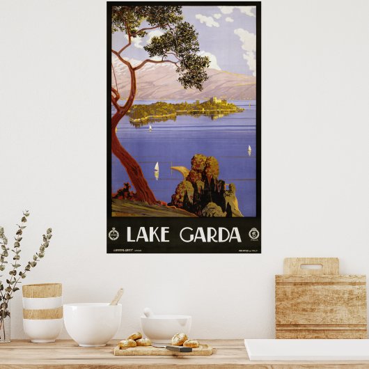 Lake Garda Poster (Keuken)