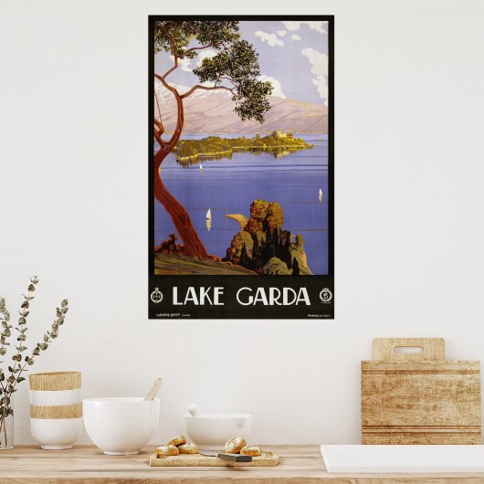 Lake Garda Poster (Keuken)