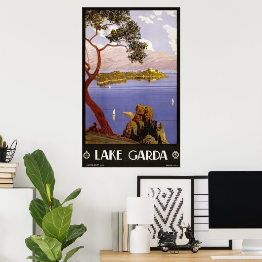 Lake Garda Poster (Thuiskantoor)