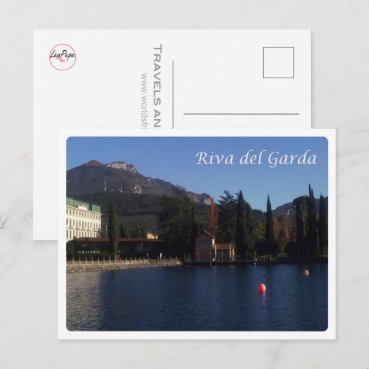 Lake Garda - Riva del Garda - Trentino Alto Adige Briefkaart (Voorkant / Achterkant)