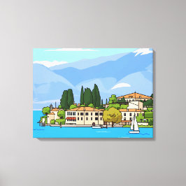 Lake Garda San Vigilio view canvas print