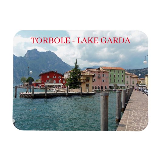 Lake Garda Torbole fridge magnet Magneet (Horizontaal)