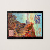 Lake Garda Travel Poster Puzzle Legpuzzel (Horizontaal)