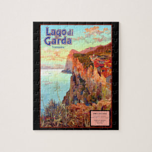 Lake Garda Travel Poster Puzzle Legpuzzel