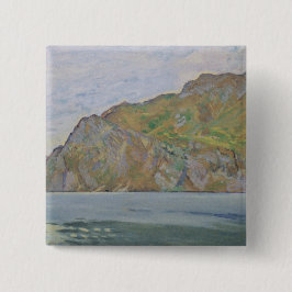 Lake Garda (van Koloman Moser) Vierkante Button 5,1 Cm