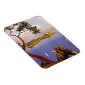 Lake Garda Vintage Travel Poster Magneet (Rechterzijde)