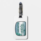 Lake Gaston North Carolina Virginia Deer Bagagelabel (Achterkant verticaal)