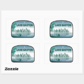 Lake Gaston North Carolina Virginia Deer Rechthoekige Sticker (Vel)
