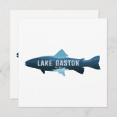 Lake Gaston North Carolina Virginia Fish (Voorkant / Achterkant)