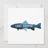 Lake Gaston North Carolina Virginia Fish (Achterkant)
