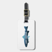 Lake Gaston North Carolina Virginia Fish Bagagelabel (Voorkant verticaal)