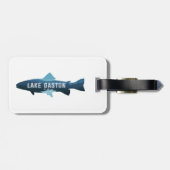 Lake Gaston North Carolina Virginia Fish Bagagelabel (Achterkant horizontaal)