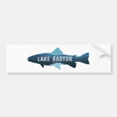 Lake Gaston North Carolina Virginia Fish Bumpersticker (Voorkant)