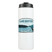 Lake Gaston North Carolina Virginia Gevist Rod Thermosbeker (Voorkant)