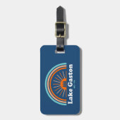 Lake Gaston North Carolina Virginia Rainbow Bagagelabel (Voorkant verticaal)