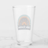 Lake Gaston North Carolina Virginia Rainbow Glas (Achterkant)