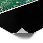 Lake Gaston North Carolina - Virginia Satellite Poster (Hoek)