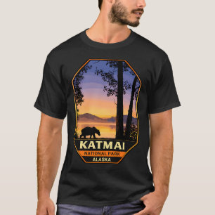 Lake Gaston VA Retro Zonsondergang T-shirt