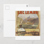 Lake Geneva Travel Briefkaart (Voorkant / Achterkant)