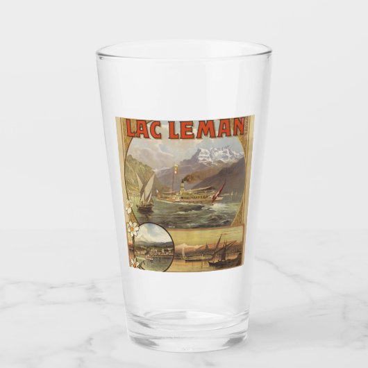 Lake Geneva Travel Glas (Voorkant)